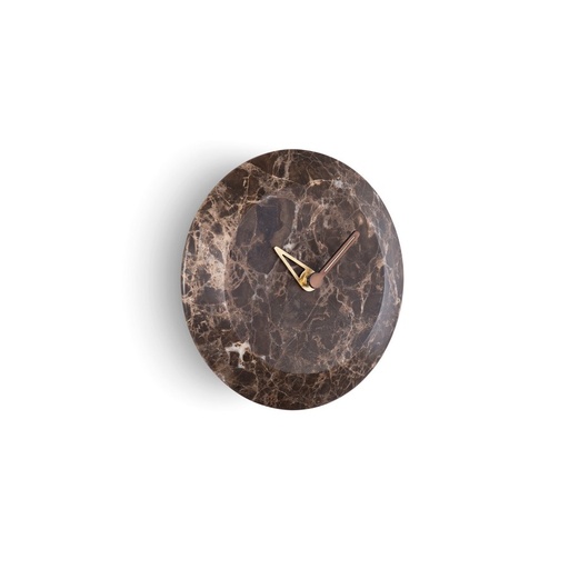 [BARI S EMPERADOR/HUGSE] BARI S : Horloge en noyer et marbre Empereur