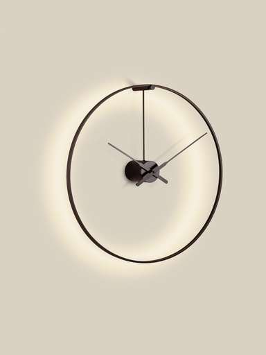 [OMW] OMBRA : Horloge et applique noir 80cm